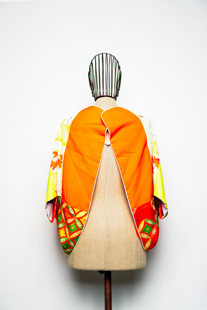 Reversible Silk 6-Way Bolero Jacket | Dokujisei