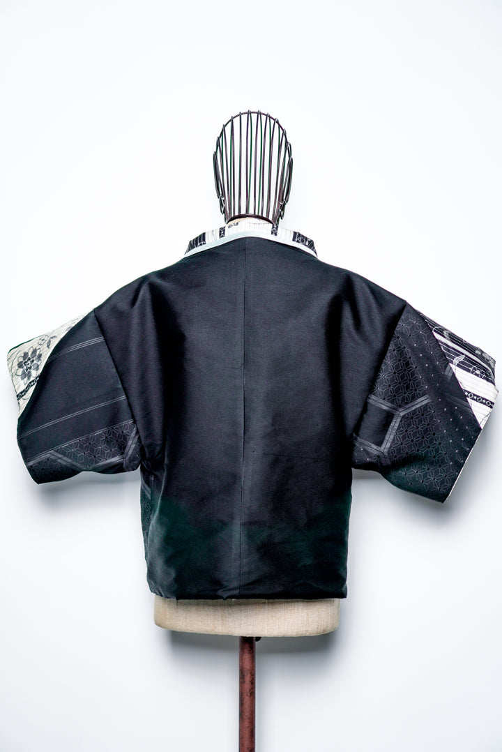 Reversible Short Silk Jacket | Allegra