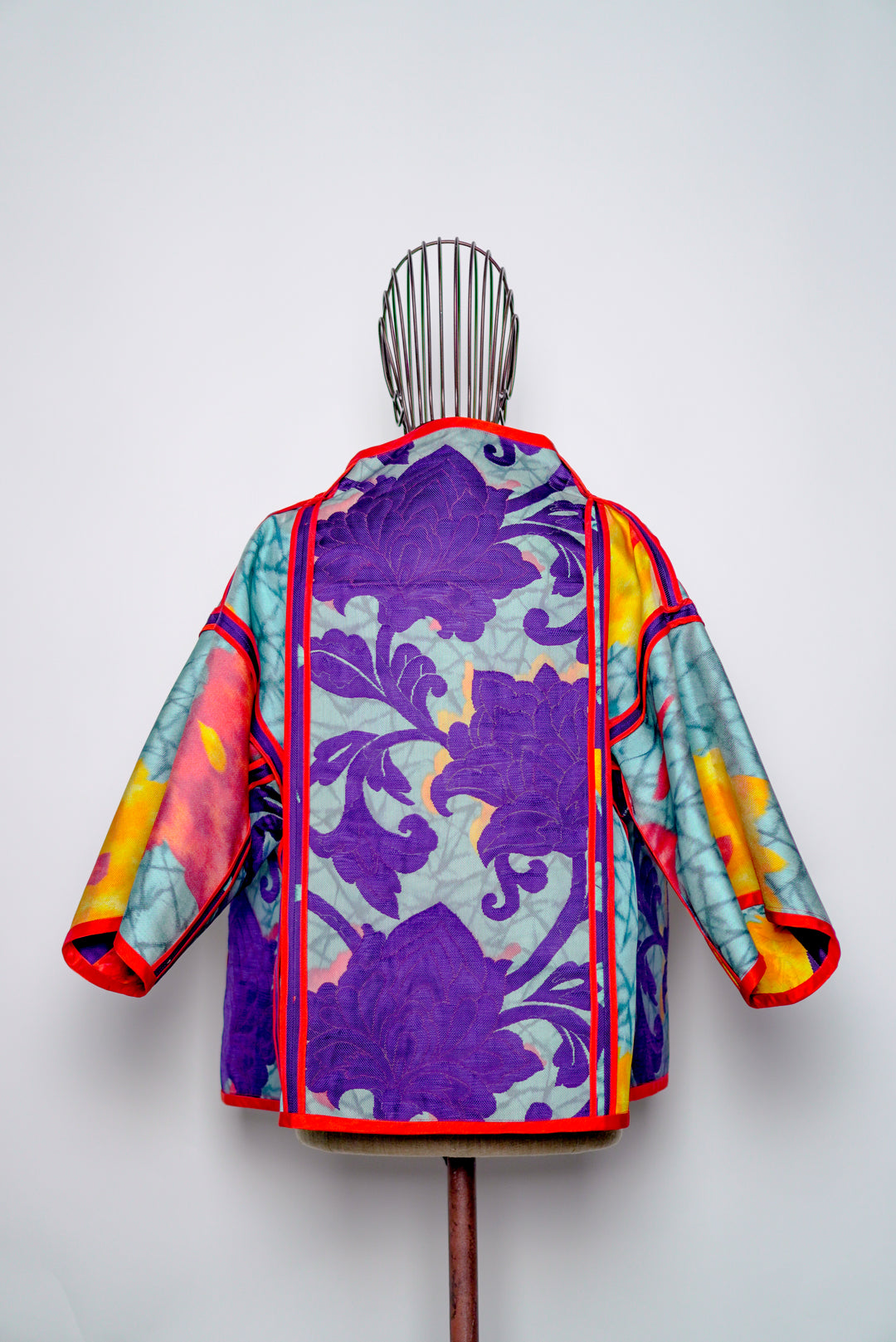 Reversible Short Silk Jacket | Allegra