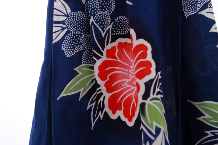 Red and Blue Girl's Cotton Sleeveless Dress
