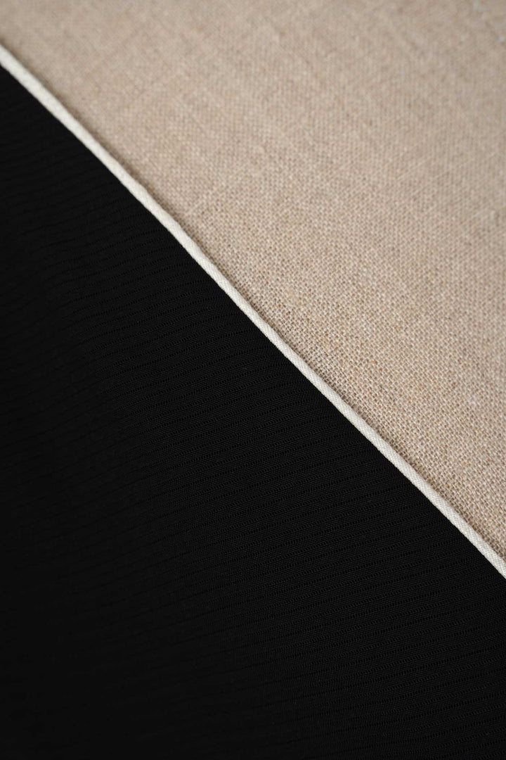Black & White Reversible Silk Vest | Luna di Notte