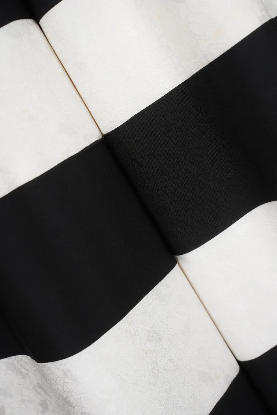 Black & White Silk Pants
