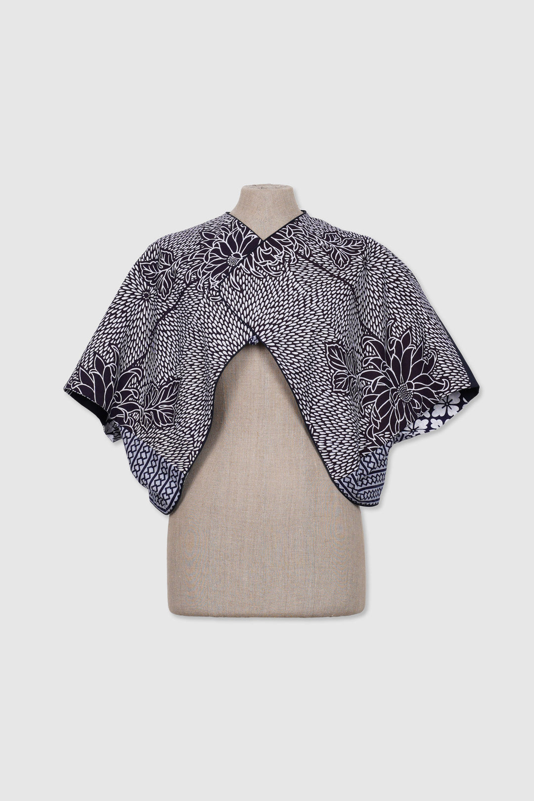 Cotton Reversible 4-Way Bolero Jacket | Takara | Sunflower