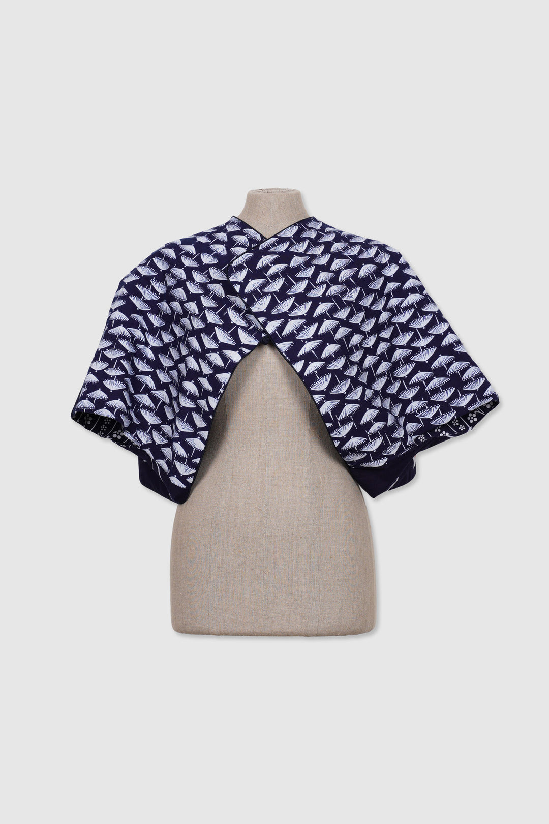 Cotton Reversible 4-Way Bolero Jacket | Takara | Umbrella