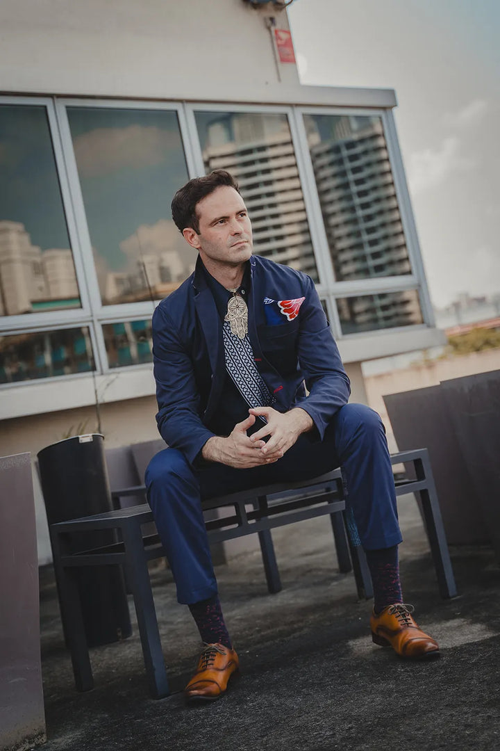 Cotton Single Breasted Jacket