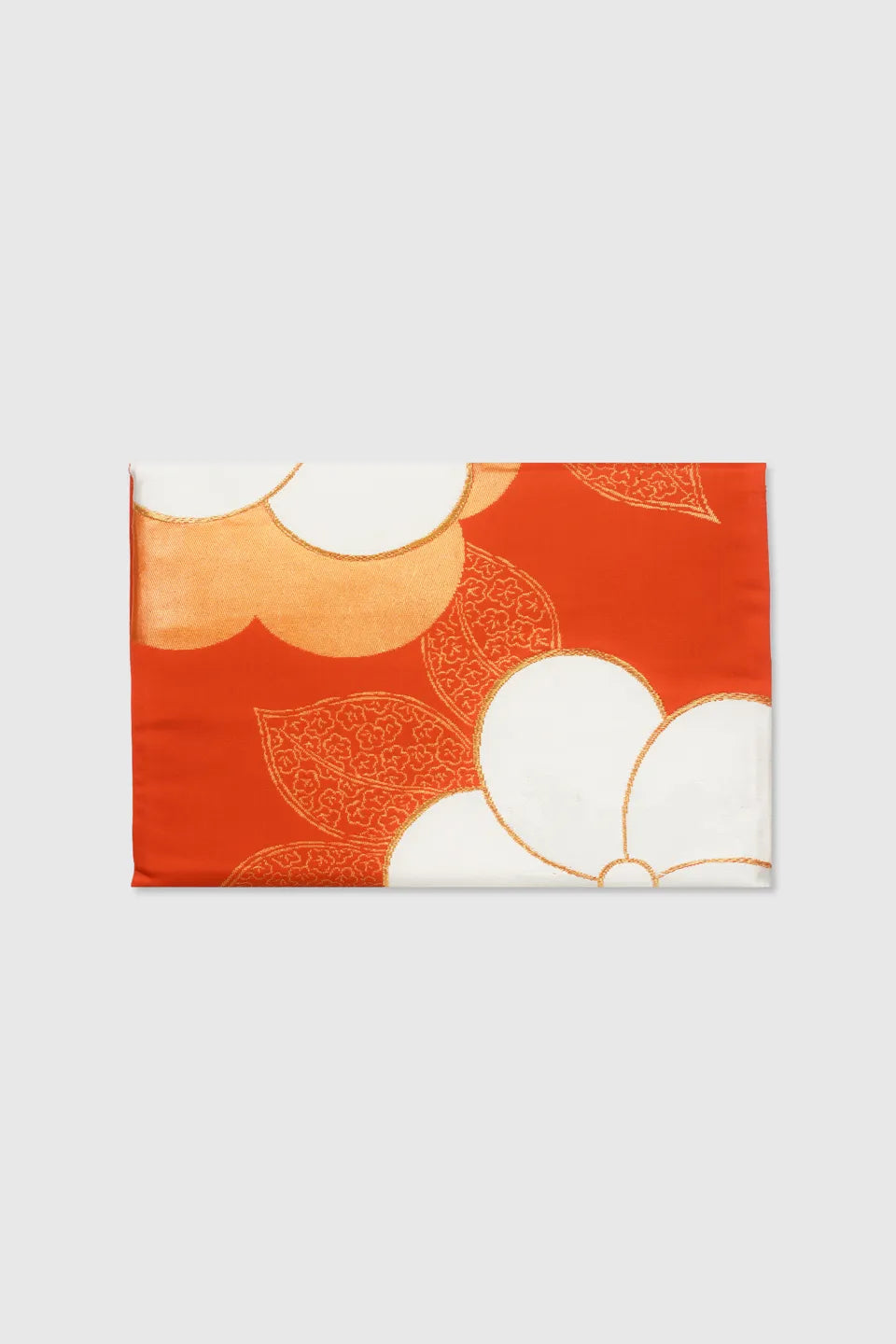 Flower Embroidery Silk Brocade Clutch Bag