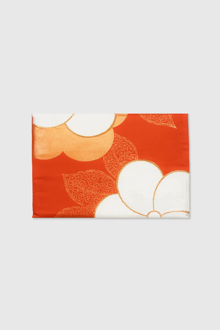 Flower Embroidery Silk Brocade Clutch Bag