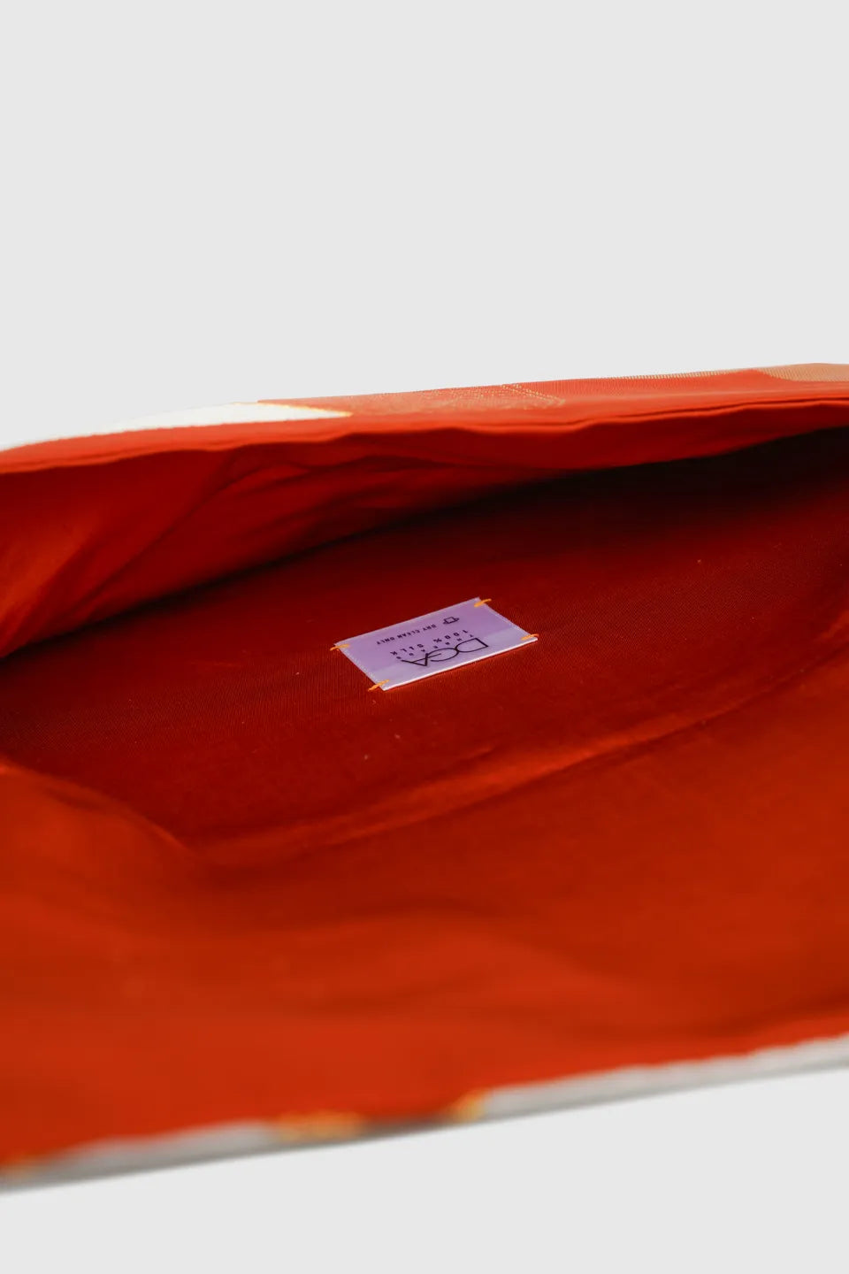 Flower Embroidery Silk Brocade Clutch Bag