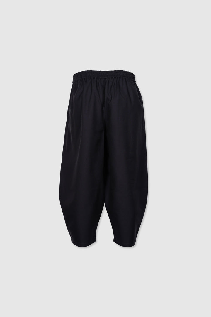 Italian Cotton Lantern Pants with Yukata Patch Pockets | Passeggiata Elegante