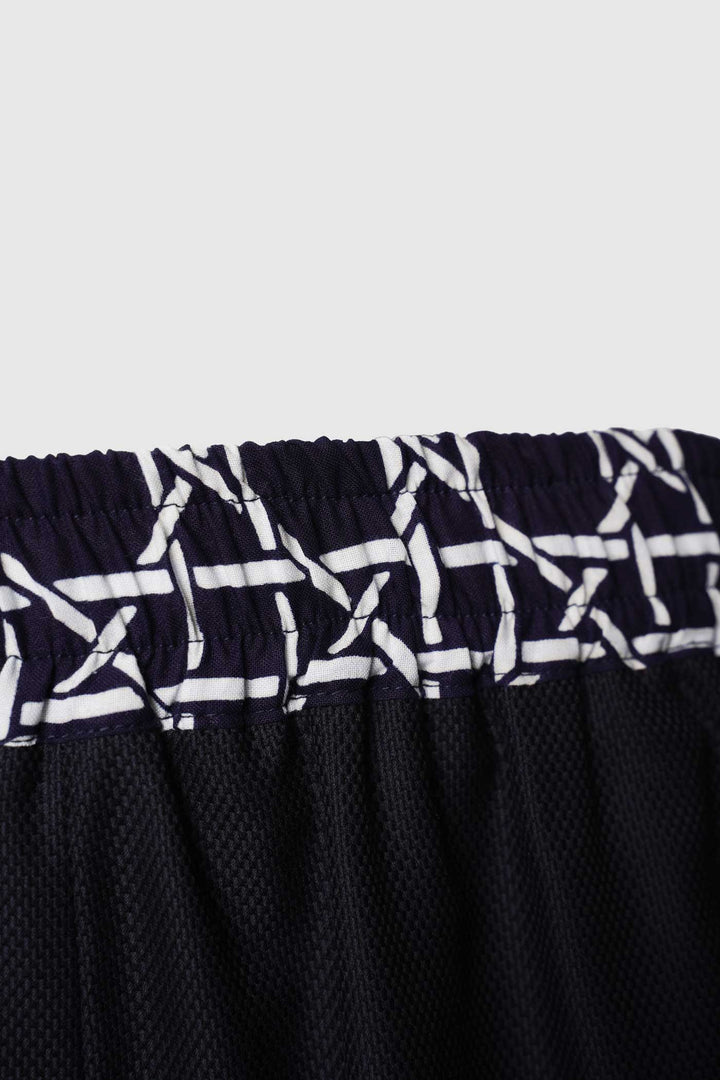Italian Cotton Lantern Pants with Yukata Patch Pockets | Passeggiata Elegante