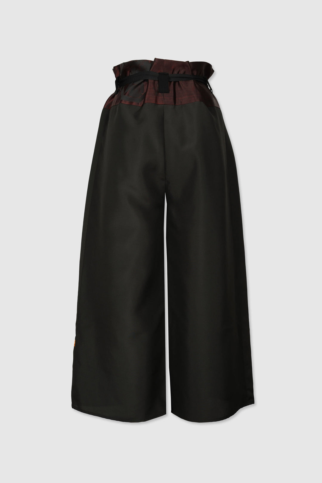 Palazzo Paperbag Waist Silk Pants | Chou