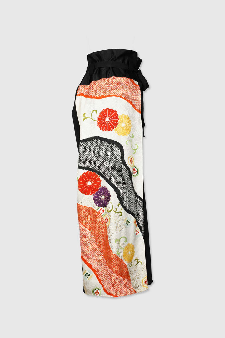 Palazzo Paperbag Waist Silk & Shibori Silk Pants | Chou