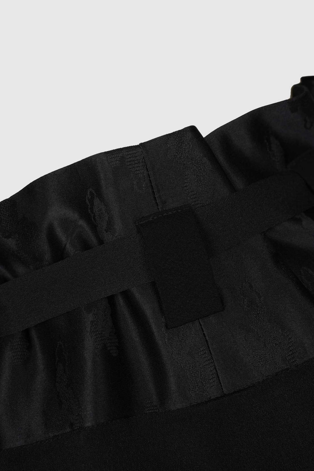 Palazzo Paperbag Waist Silk & Shibori Silk Pants | Chou