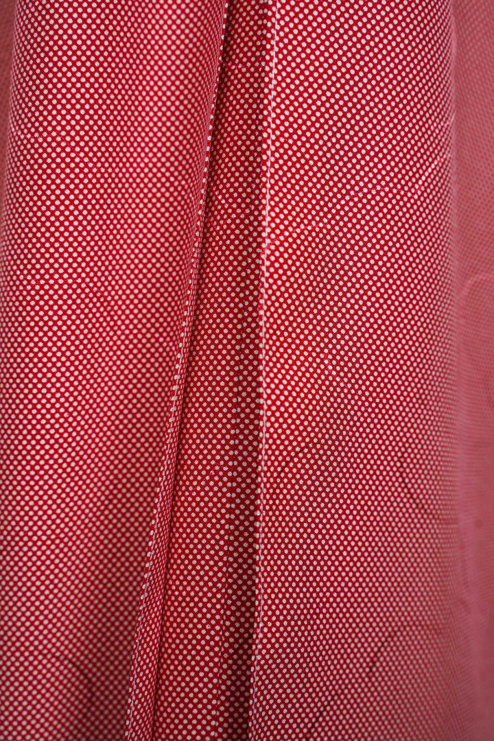 Pastel Red Silk Shift Dress