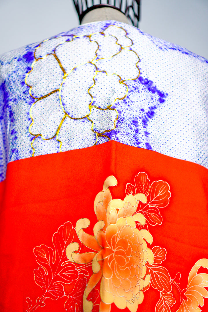 Reversible Silk 4-Way Bolero Jacket | Dokujisei