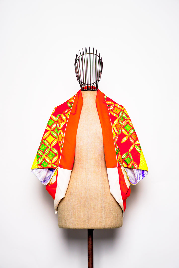Reversible Silk 4-Way Bolero Jacket | Dokujisei