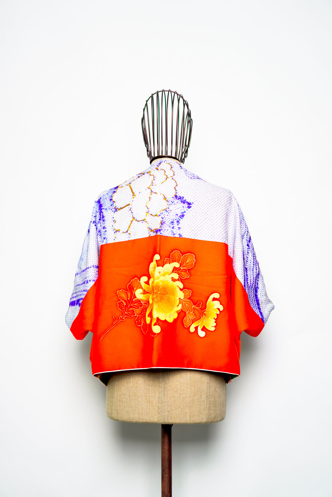 Reversible Silk 4-Way Bolero Jacket | Dokujisei