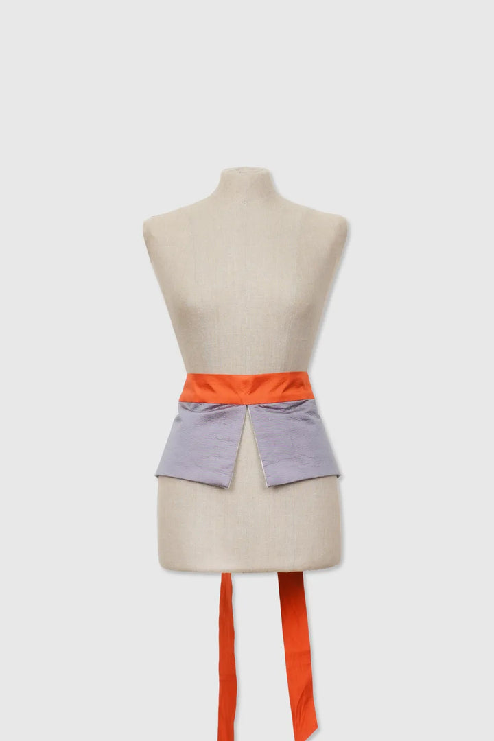 Reversible Two-Panel Silk Belt