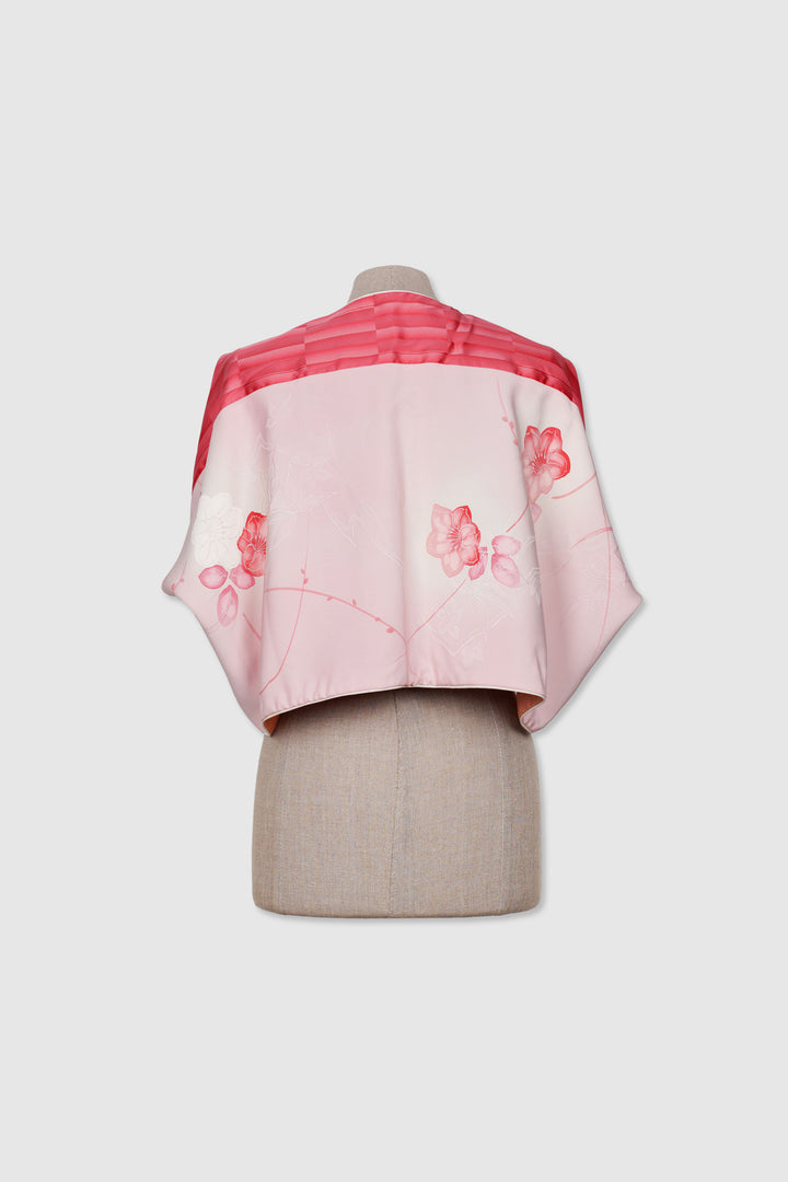 Silk Reversible 4-Way Bolero Jacket