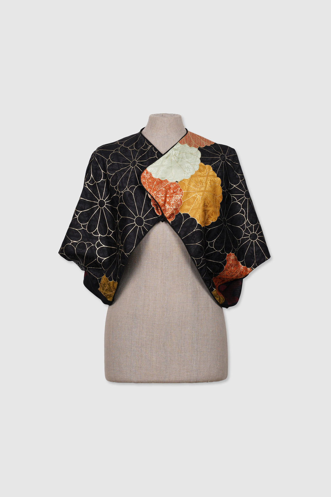 Silk Reversible 4-Way Bolero Jacket