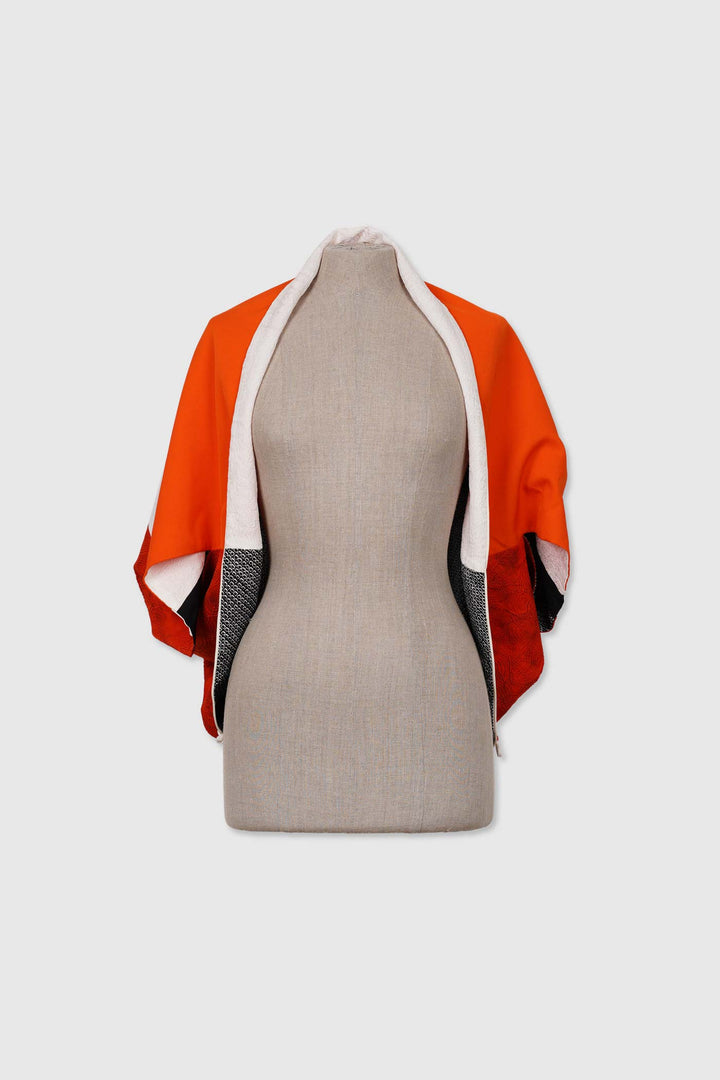 Silk Reversible 4-Way Bolero Jacket | Dokujisei | Blossom