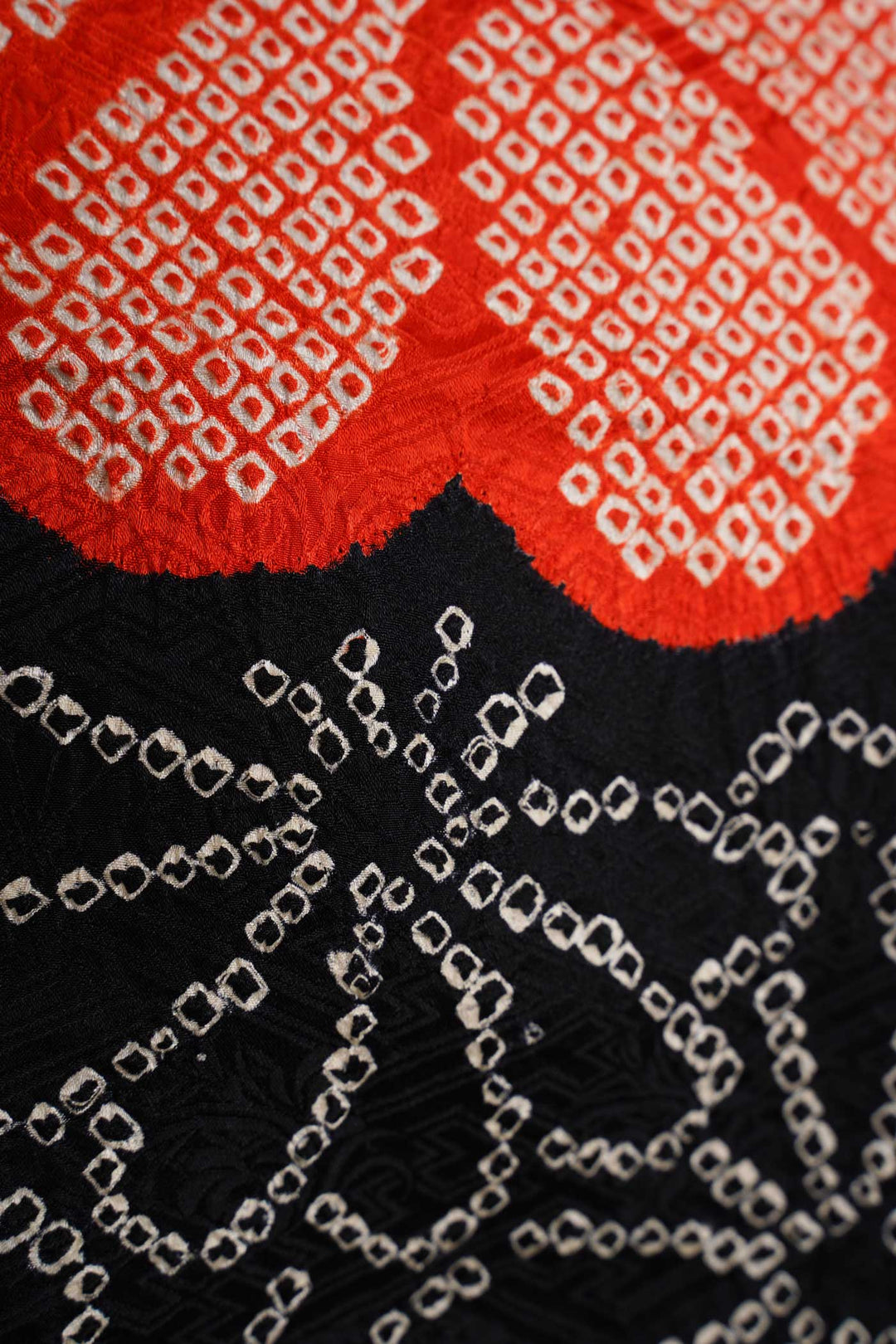 Silk Reversible 4-Way Bolero Jacket | Dokujisei | Floral Red