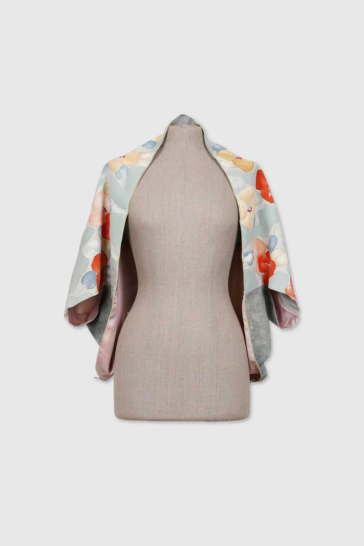 Silk Reversible 4-Way Bolero Jacket | Dokujisei | Garden