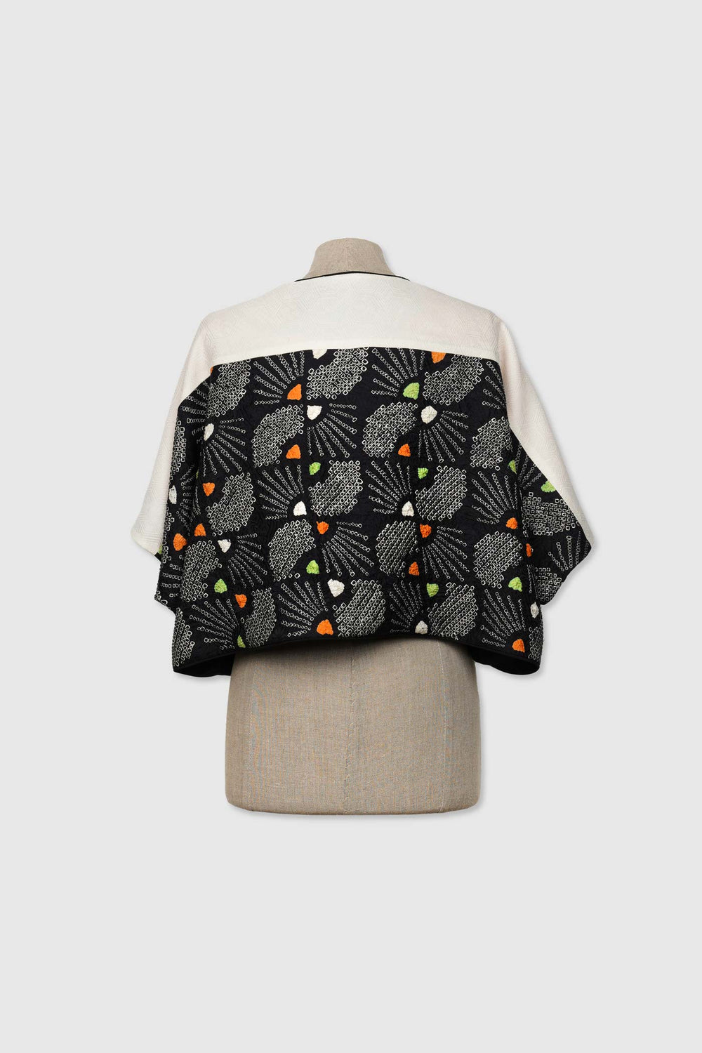 Silk Reversible 4-Way Bolero Jacket | Dokujisei