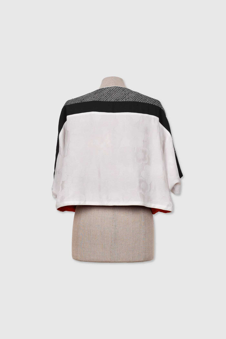Silk Reversible 4-Way Bolero Jacket | Dokujisei | Sun