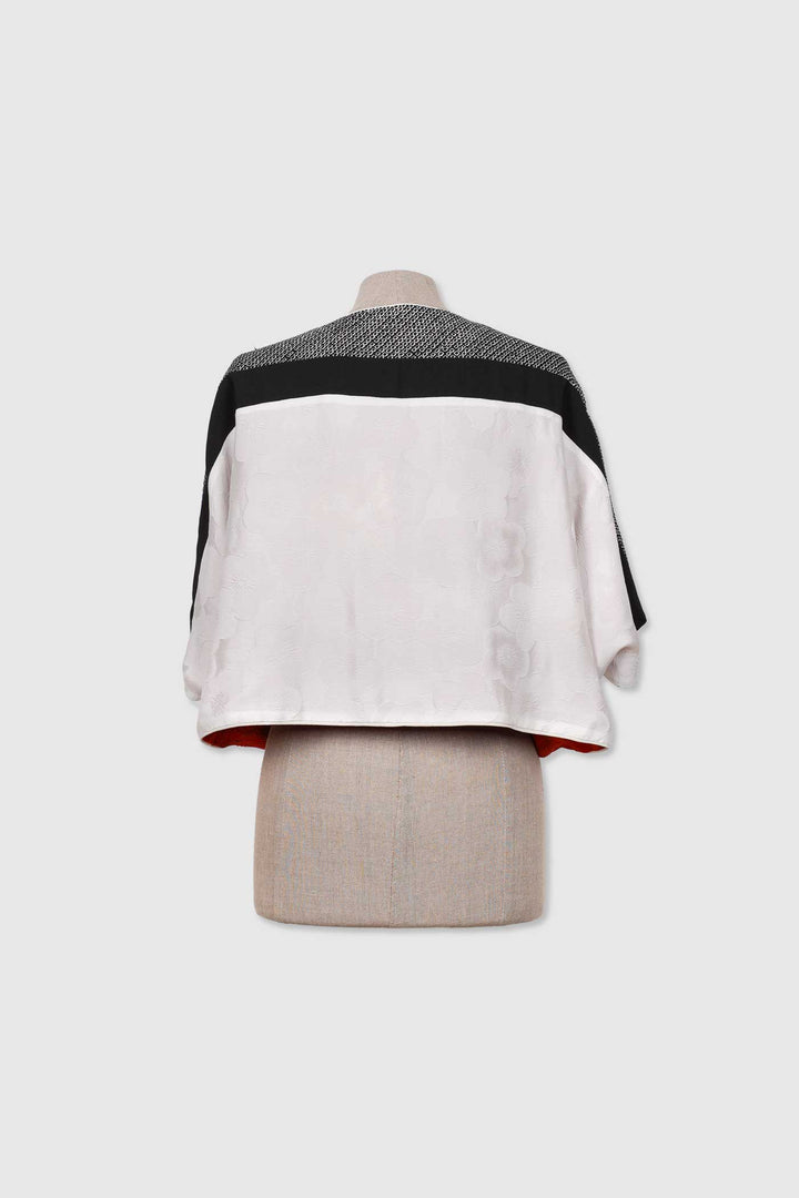 Silk Reversible 4-Way Bolero Jacket | Dokujisei | Sun