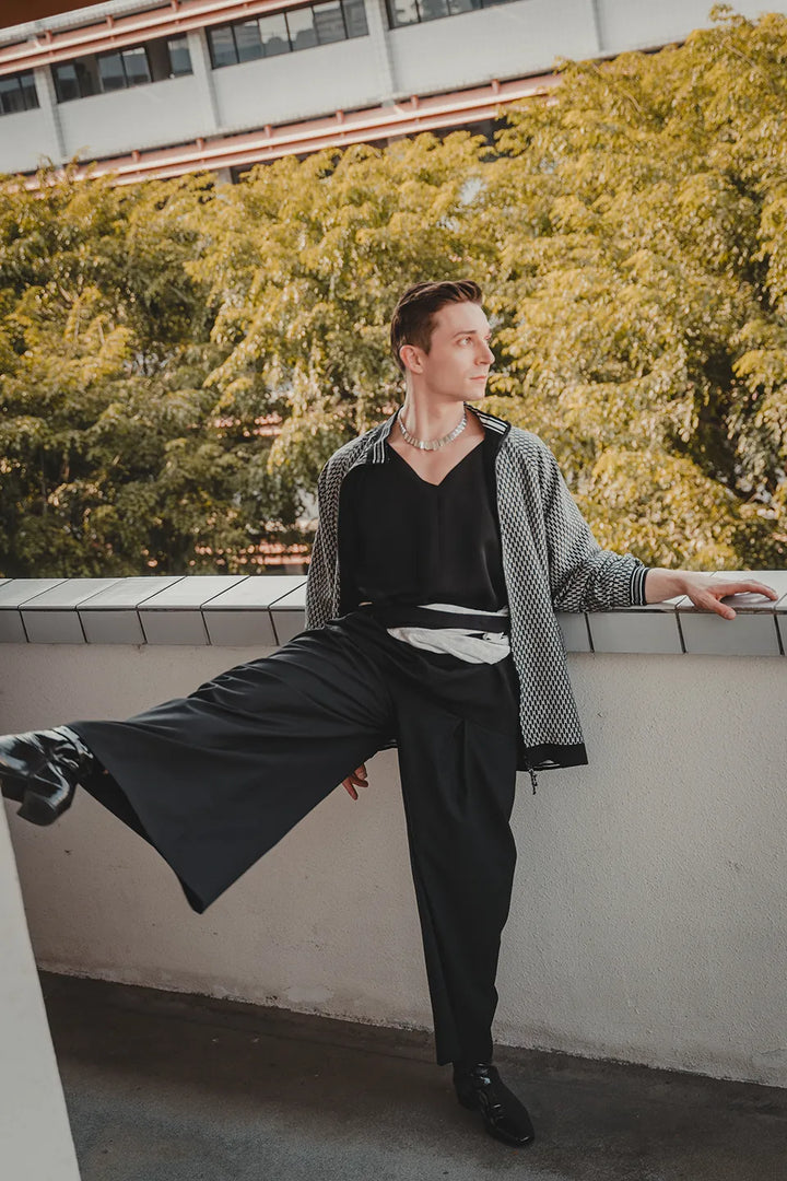 Silk Reversible Bomber Jacket