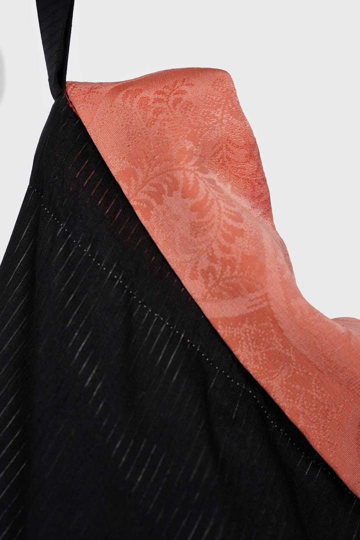Silk Reversible Drawstring Round Bag