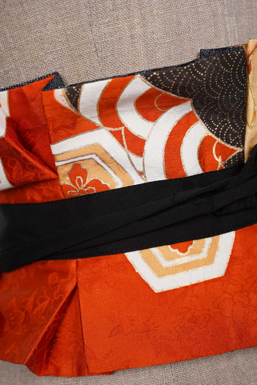 Silk Reversible Pleated Belt | Aurora | Classic Forest