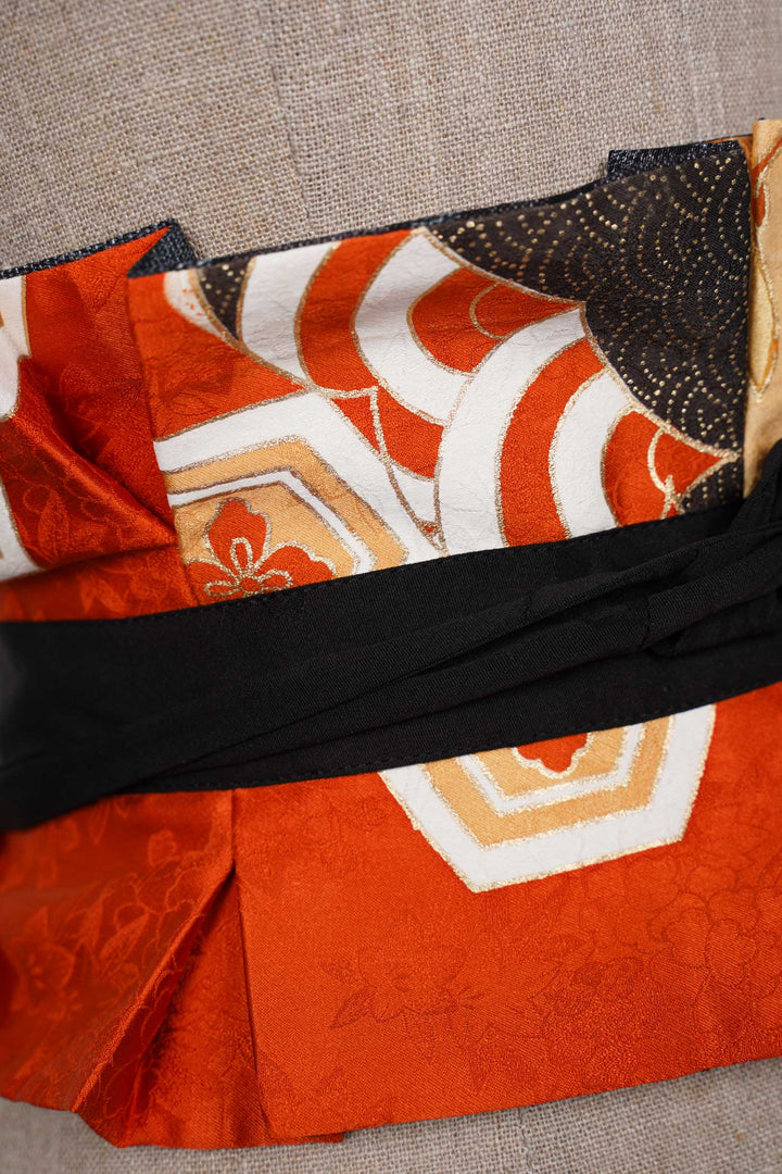 Silk Reversible Pleated Belt | Aurora | Classic Forest