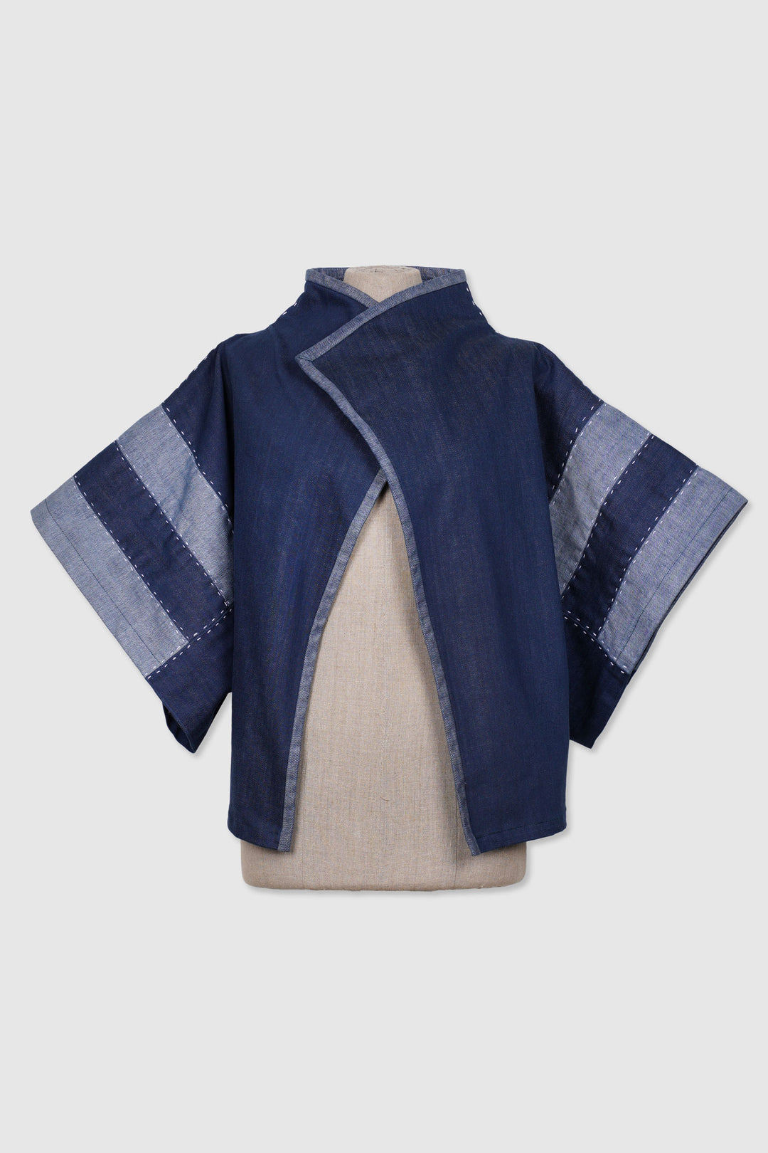 Soft Denim Reversible Patchwork Jacket