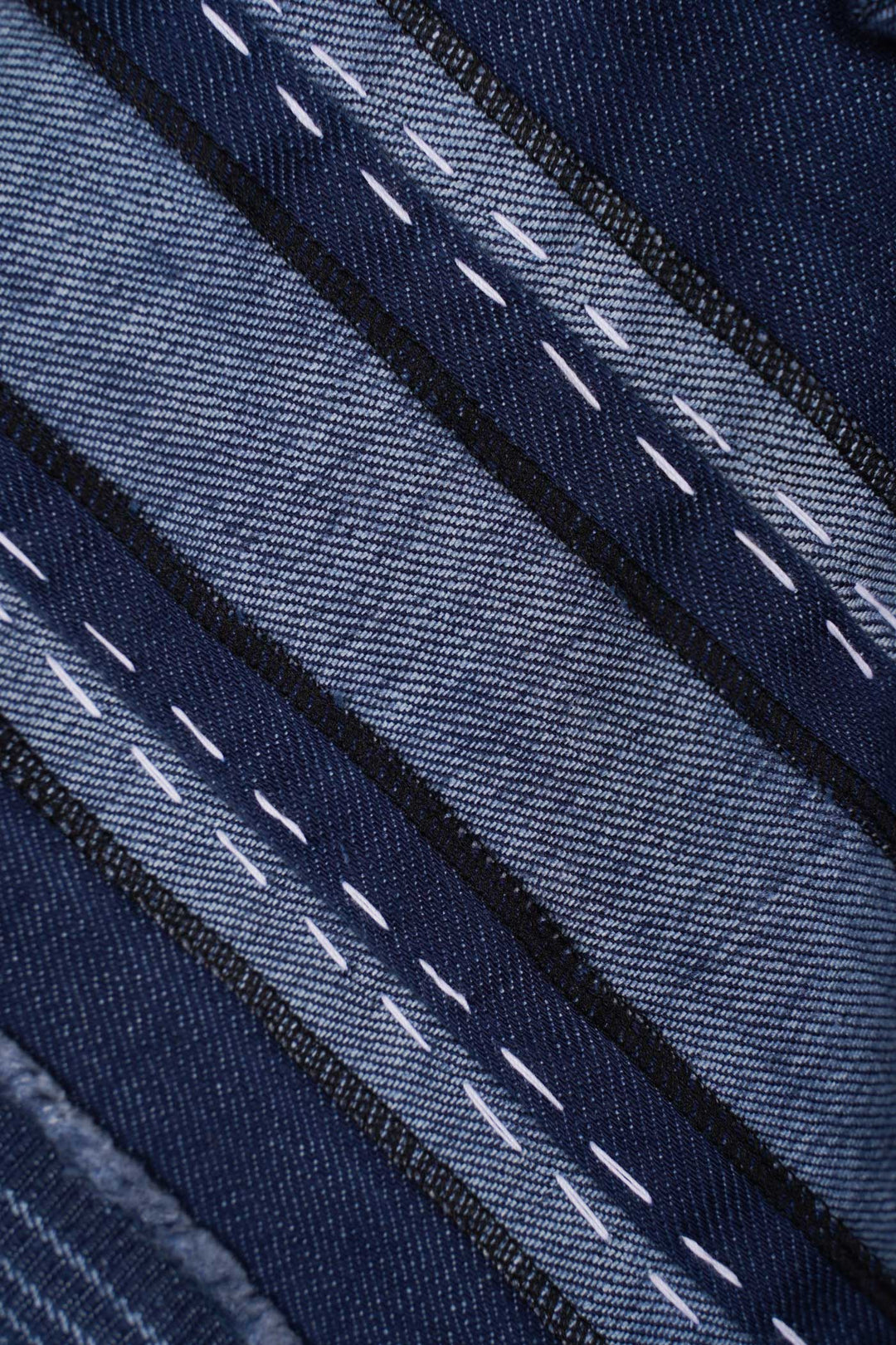 Soft Denim Reversible Patchwork Jacket