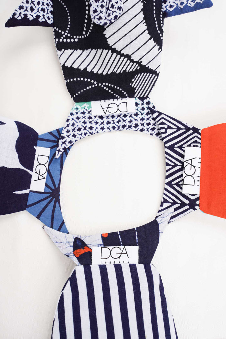 Yukata Cotton Drawstring Fish Pouch | Kaizen