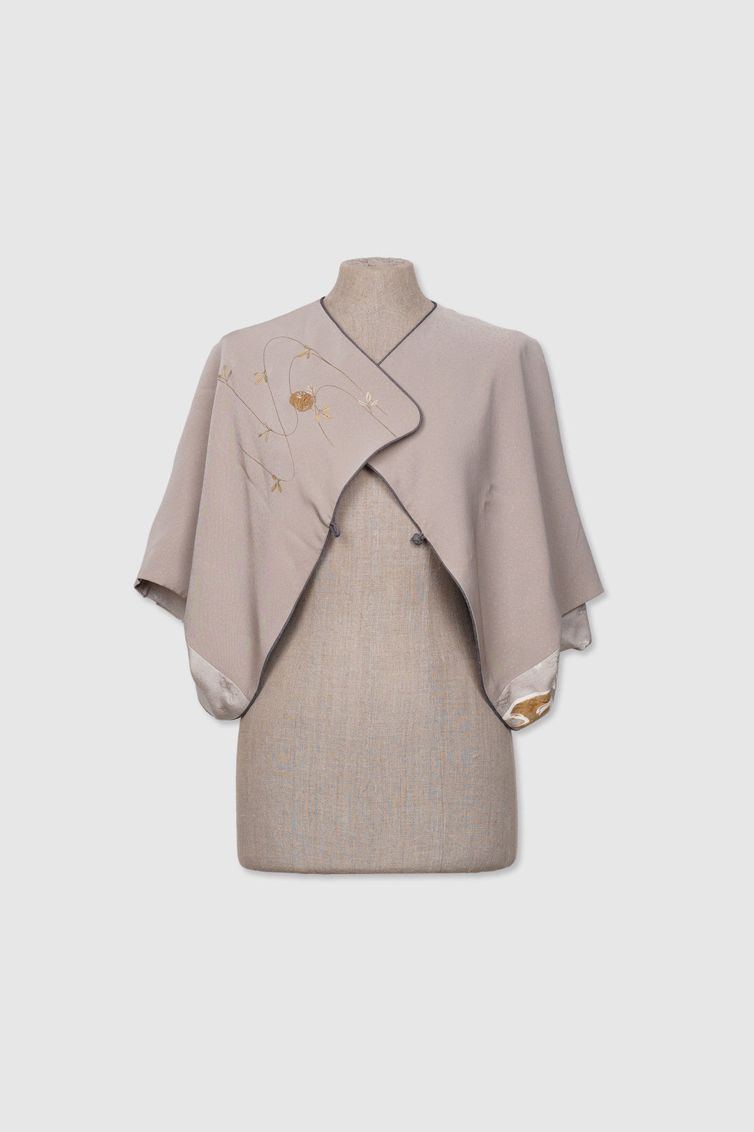 4-Way Reversible Silk Bolero Jacket