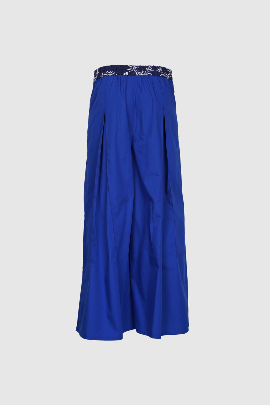Cotton Hakama Pants with Yukata Waistband and Detailings
