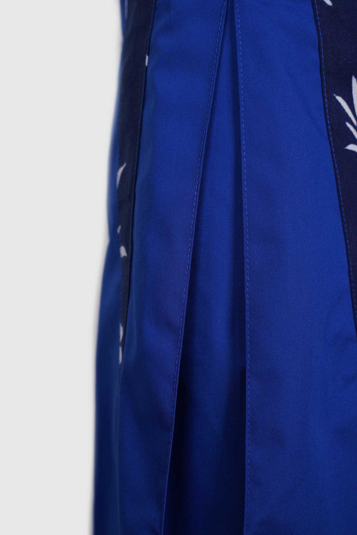 Cotton Hakama Pants with Yukata Waistband and Detailings