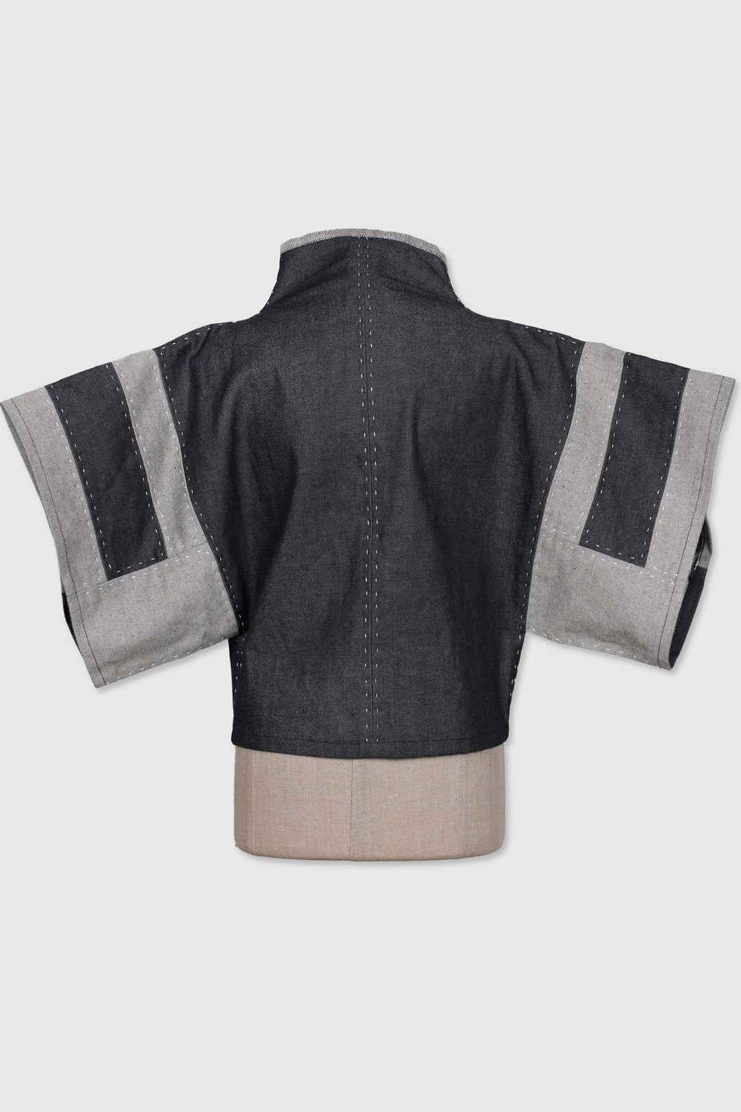 Japanese Contemporary Reversible Patchwork Japanese Denim Jacket
