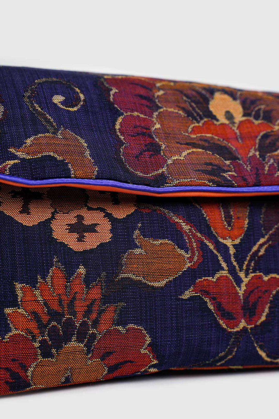 Japanese Obi Silk Brocade for a Contemporary Clutch Bag