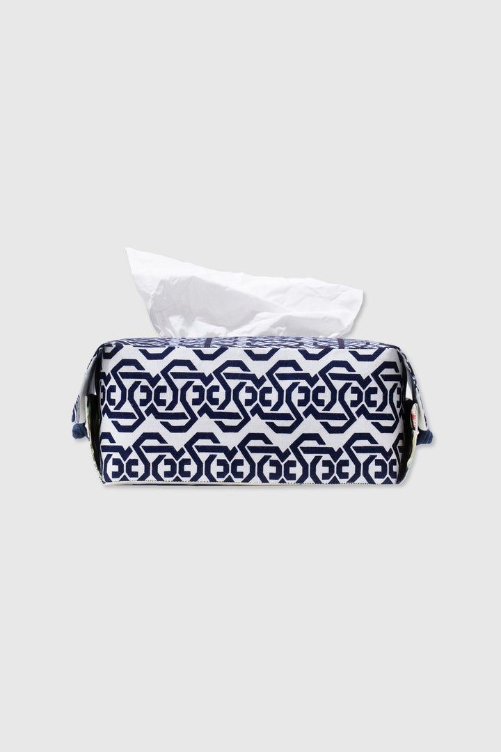 Japanese Yukata Cotton Patchwork for a Contemporary Tissue Box