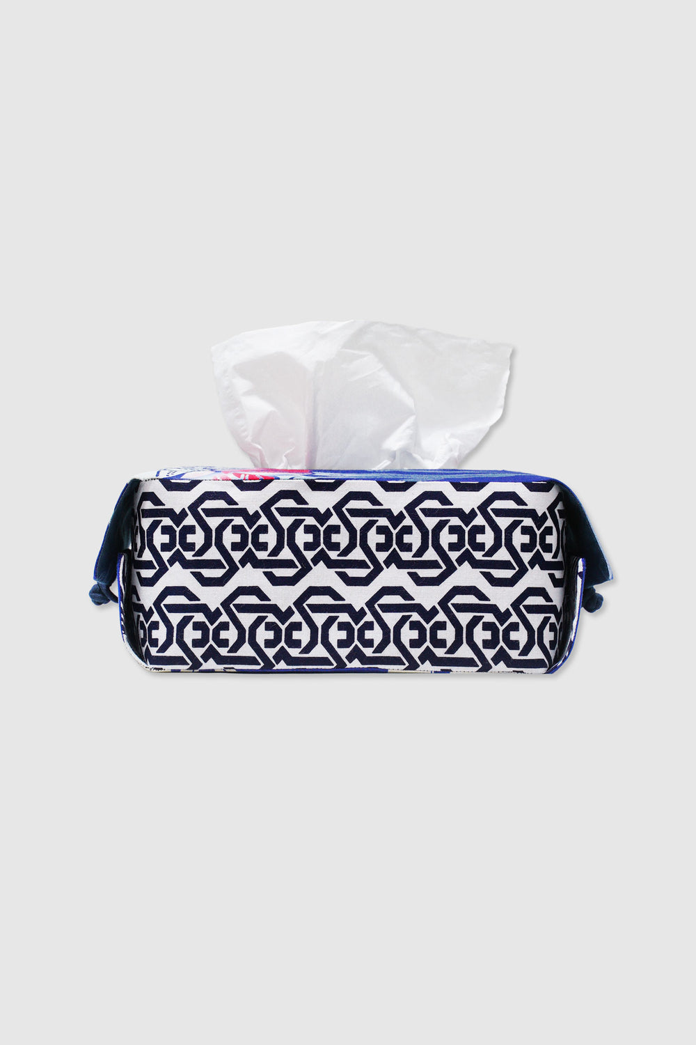 Japanese Yukata Cotton Patchwork for a Contemporary Tissue Box