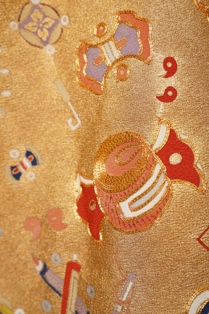 Multiple Panels Light Silk Slip Over