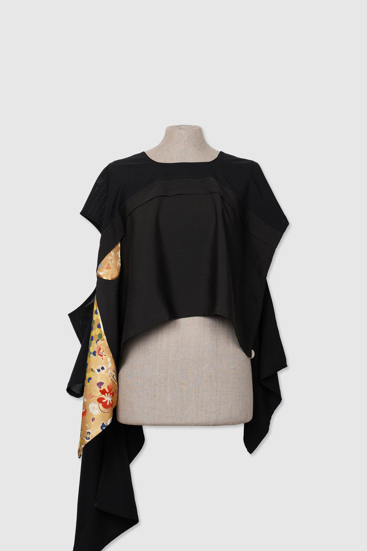 Multiple Panels Light Silk Slip Over