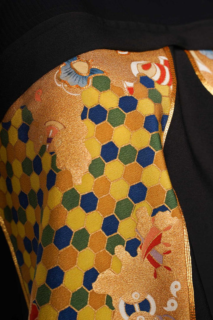 Multiple Panels Light Silk Slip Over
