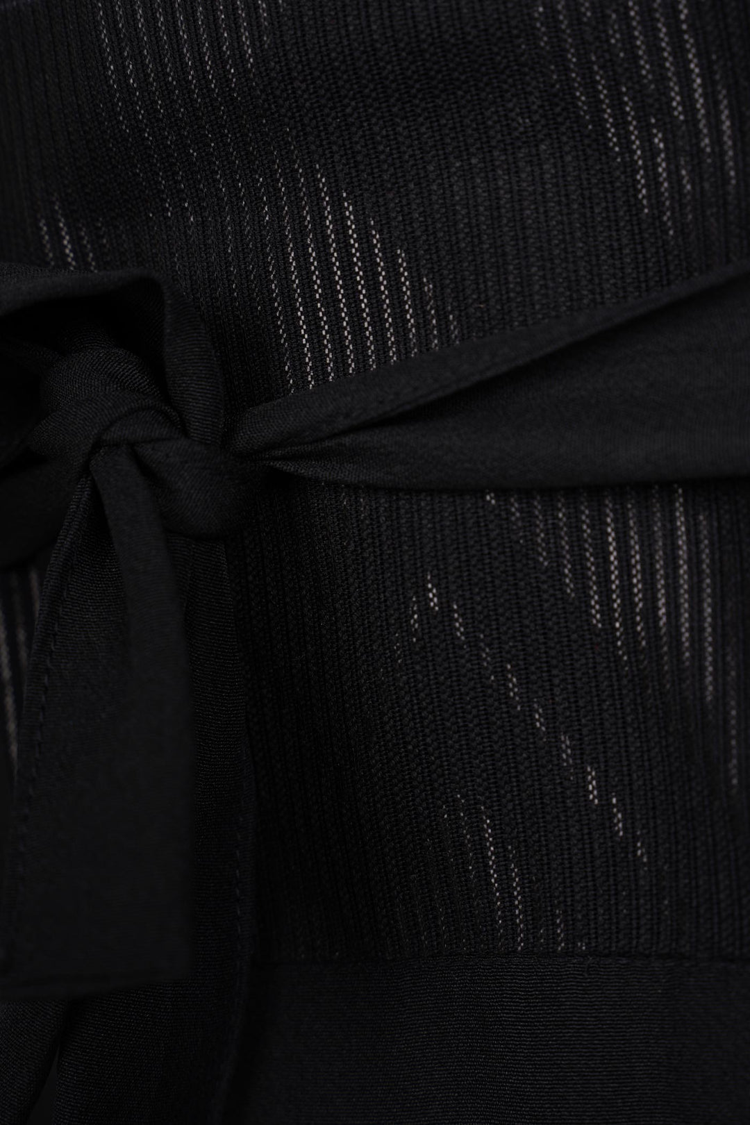Palazzo Paperbag Waist Silk Trousers With Various Japanese Motifs