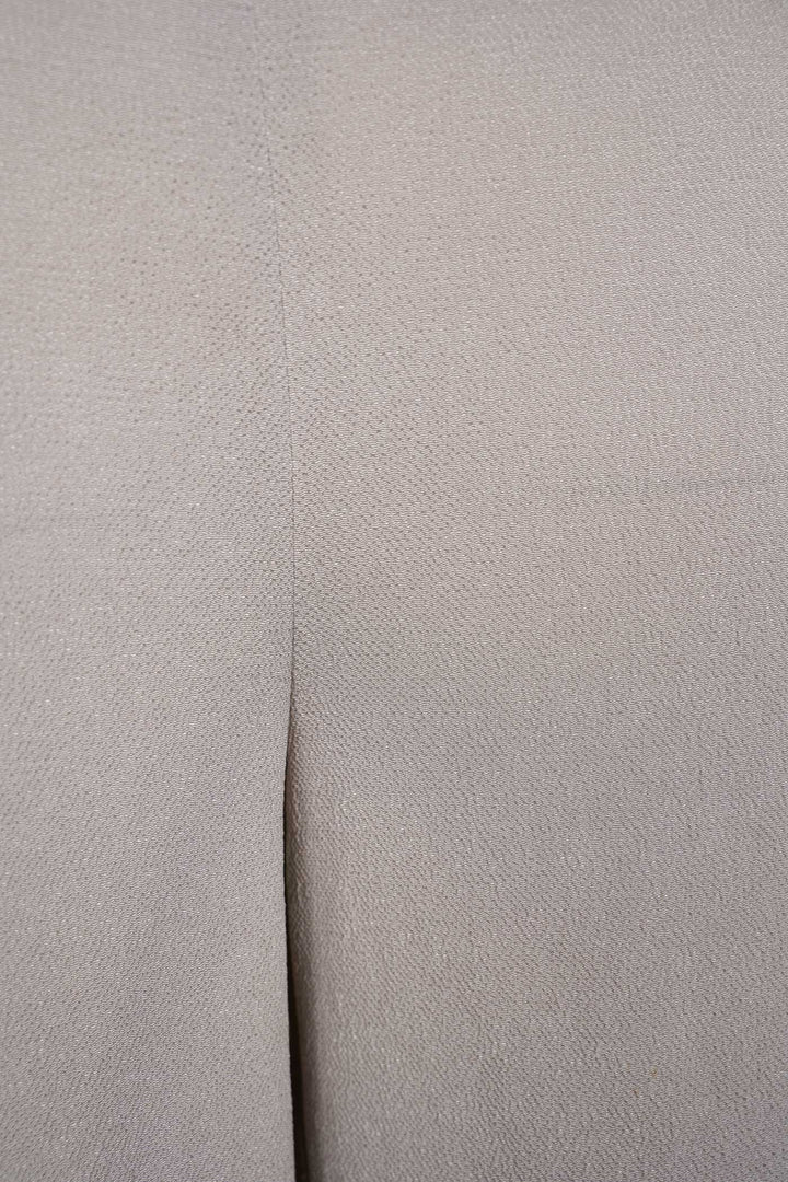 Palazzo Silk Paperbag Trousers with Waistband Motifs