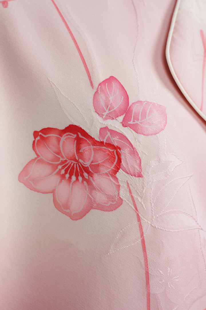 Reversible Bolero Silk Jacket Worn in Four-Way